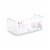 Everyday Living Long Rectangle Stackable Storage Bin - Clear Perspective: front