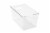 Everyday Living Storage Bin - Clear Perspective: front