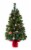 Holiday Home Shatterproof Miniature Tree and Ornaments Set Perspective: front