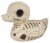 Holiday Home Halloween Skeleton Duck Decor - Bone Perspective: front