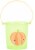 Holiday Home 3-in-1 Glitter Pumpkin Mini Treat Buckets - Green/Orange Perspective: front