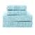 Everyday Living Jersey Sheet Set – 4 Piece - Spacedye Turquoise Perspective: front