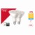 Everyday Living® 12-Watt (90-Watt) PAR38 LED Floodlight Bulbs Perspective: front