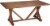 HD Designs Outdoors Pembrey Wood Table - Natural Wood Perspective: front