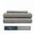 HD Designs Bedding Sheets Twin Grey Perspective: front