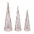 Holiday Home™ LED Cone Trees - Gold Perspective: front