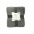 HD Designs® Velvet Etched Blanket - Gray Perspective: front