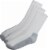 Michael Morgan Men's Crew Socks - 3 Pack - White Perspective: front