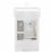 HD Designs Shanti Window Panel - White Perspective: front