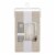 HD Designs® Sheer Window Panel - Gray Perspective: front