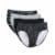 MBU0006 Dip 4 Pack Cotton Basics Sport Briefs - Assorted Perspective: front
