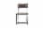 Modavari Home Fashions Haven Dining Chairs - Gray Perspective: front