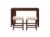 HD Designs Counter Brooks Height Dining Set Perspective: front