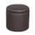 HD Designs Round Brown Storage Ottoman Perspective: front