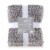 HD Designs Animal Print Throw Blanket - Snow Leopard Perspective: front