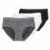 Dip Seamless Ribbed Hipster - Black/Bone/Gray Perspective: front