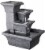 The Joy of Gardening Fountain with Planter Perspective: front