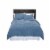 HD Designs® Graph Plaid Down Alternative Mini Comforter Set - 3 Piece - China Blue Perspective: front