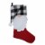 Holiday Home™ Buffalo Plaid Christmas Stocking - Santa Perspective: front