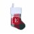 Holiday Home™ Mini Red & Green Plaid Monogram Christmas Stocking - E Perspective: front