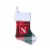 Holiday Home™ Mini Red & Green Plaid Monogram Christmas Stocking - N Perspective: front