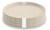 HD Designs Outdoors Americana Roadtrip Wheat Straw Dinner Plates - White Perspective: front