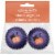 Holiday Home Webbed Mini Cupcake Baking Cups Perspective: front