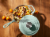 Dash of That® Enameled Cast Iron Sauce Pan - Green Perspective: front