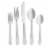 Dash of That® Sylvia Collection Mirror Flatware Set - 20 Piece Perspective: front