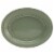 Dash of That Grace Oval Serving Platter - Sage Perspective: front