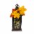 Holiday Home Harvest Lantern with LED Candle Perspective: front