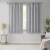 HD Designs Besset Light Filtering Window Panel - Grey Perspective: front