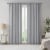 HD Designs Besset Light Filtering Window Panel - Grey Perspective: front