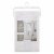 HD Designs® Besset Light Filtering Window Panel - White Perspective: front