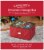 Holiday Home Ornament Storage Box Perspective: front