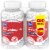 Kroger® Extra Strength 500 mg Acetaminophen Caplets Twin Pack Perspective: front