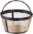 Kroger® Reusable® Coffee Filter Basket - Black/Gold Perspective: front