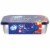 Kroger Home Sense Rectangle BPA-Free Plastic Snap Seal Food Container - 2 pack Perspective: front
