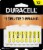 Duracell® Size 10 Hearing Aid Batteries Perspective: front