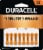 Duracell® Size 13 Hearing Aid Batteries Perspective: front