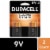 Duracell® Coppertop Alkaline 9v Batteries Perspective: front