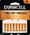 Duracell Size 13 Hearing Aid Batteries Perspective: front