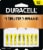 Duracell® Size 10 Hearing Aid Batteries Perspective: front