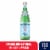 S.Pellegrino Sparkling Natural Mineral Water Glass Bottle Perspective: front
