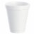 Dart Disposable Insulated Drinking Cup White Styrofoam 6 oz. 25 Ct 6J6 Perspective: front
