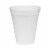 Dart Disposable Drinking Cup White Styrofoam 10 oz. 1000 Ct 10J10 Perspective: front