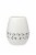 Clay Art Geo Print Stemless Wine Glass Perspective: front