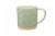 Clay Art Glaze Dots Mug - Green Perspective: front