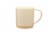 Clay Art Cream Glaze Lines Mug Perspective: front