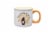 Clay Art Positive Vibes Mug Perspective: front
